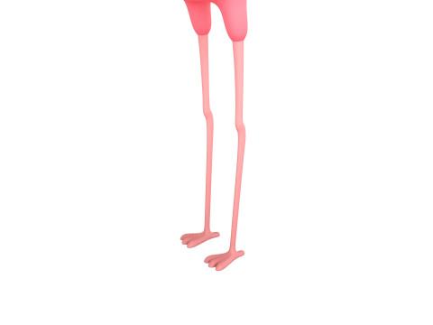 Character304 Flamingo 3D Модель