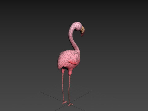 Character304 Flamingo 3D Модель