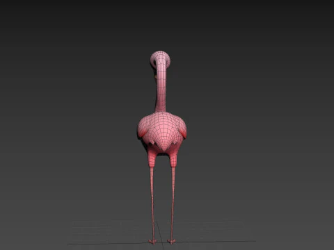 Character304 Flamingo 3D Model