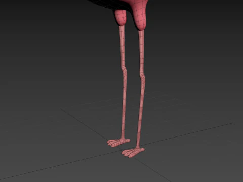 Character304 Flamingo 3D Model