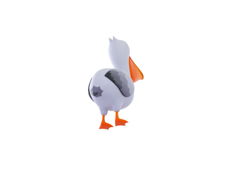 Character305 Pelican 3D Model