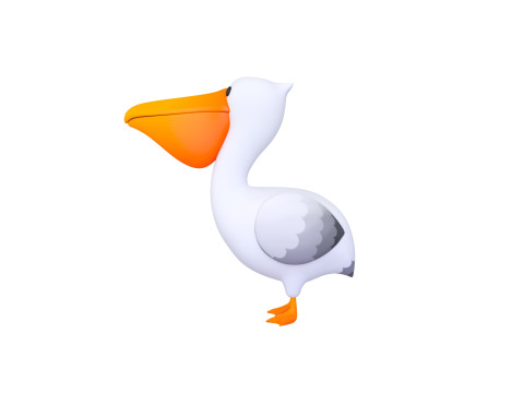 Character305 Pelican 3D Model