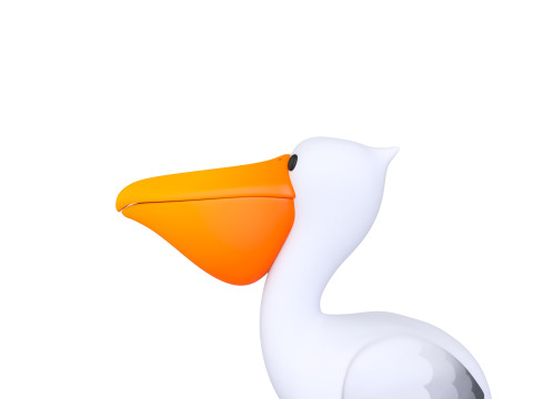 Character305 Pelican 3D Model