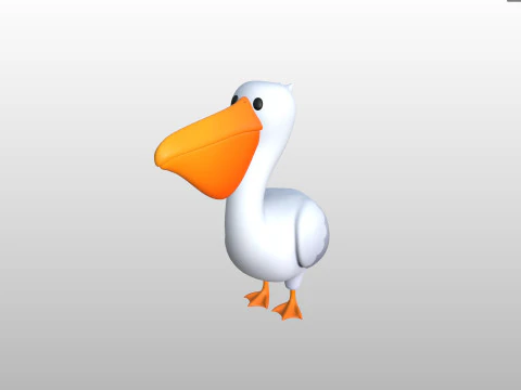 Character305 Pelican 3D Model