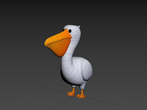 Character305 Pelican 3D Model