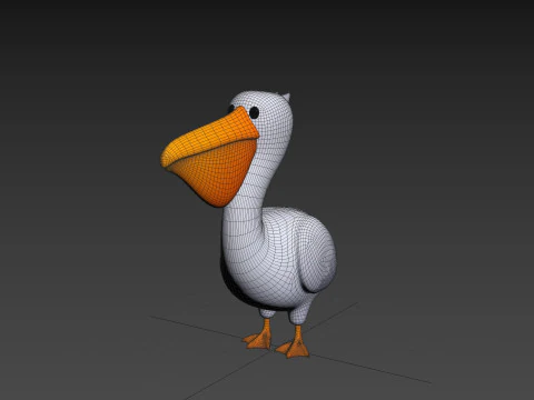 Character305 Pelican 3D Model