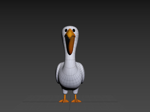 Character305 Pelican 3D Model