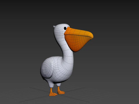 Character305 Pelican 3D Model