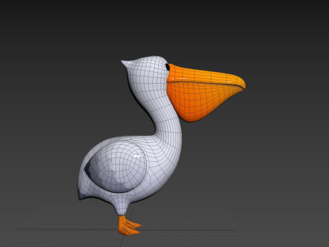 Character305 Pelican 3D Model