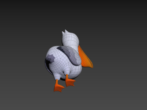 Character305 Pelican 3D Model
