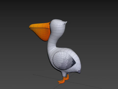 Character305 Pelican 3D Model