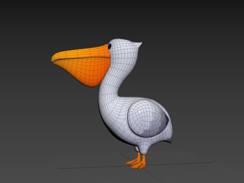 Character305 Pelican 3D Model