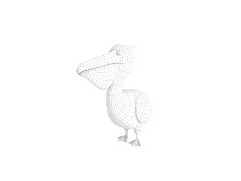 Character305 Pelican 3D Model