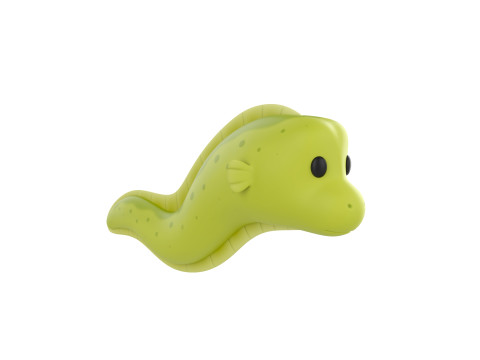 Character306 Eel 3D Model
