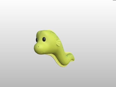 Character306 Eel 3D Model