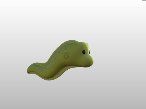 Character306 Eel 3D Model