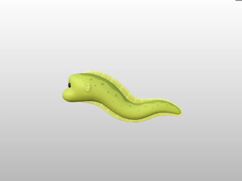 Character306 Eel 3D Model