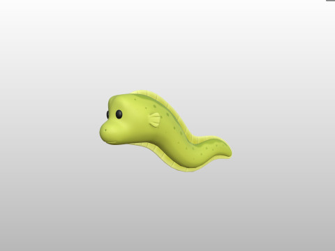 Character306 Eel 3D Model