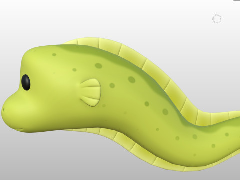 Character306 Eel 3D Model