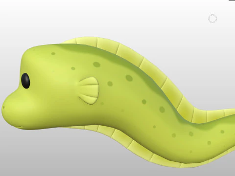Character306 Eel 3D Model
