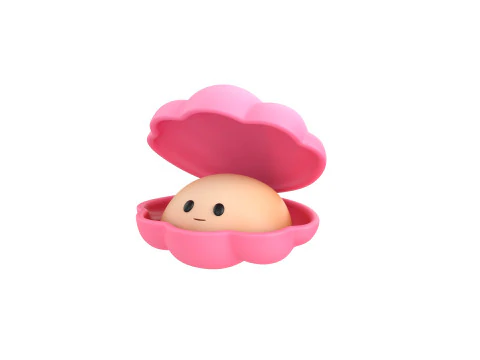 Karakter307 Schelp 3D Model