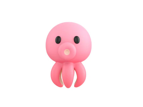 Character308 Octopus 3D Model
