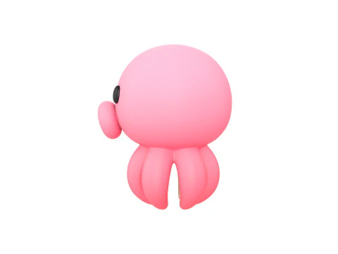 Character308 Octopus 3D Model
