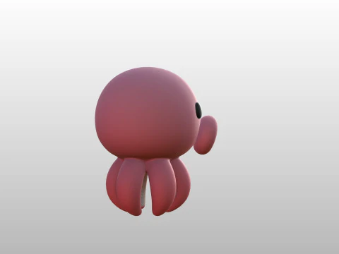 Character308 Octopus 3D Model