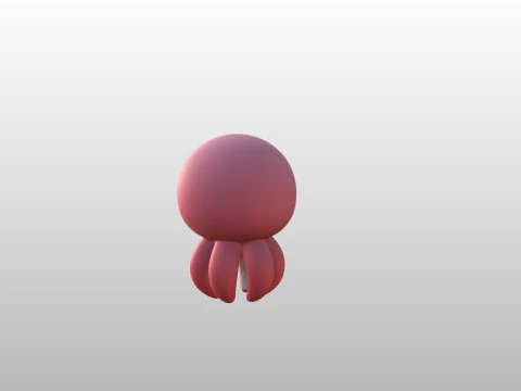 Character308 Octopus 3D Model