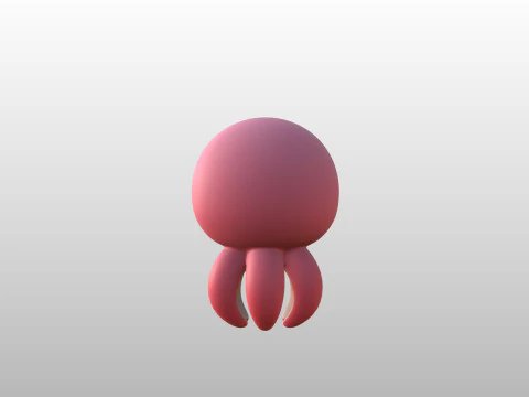 Character308 Octopus 3D Model