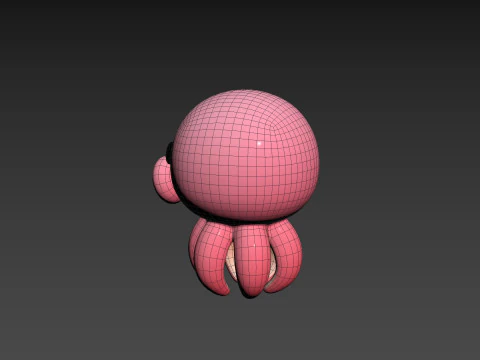 Character308 Octopus 3D Model
