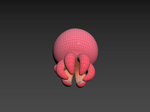 Character308 Octopus 3D Model