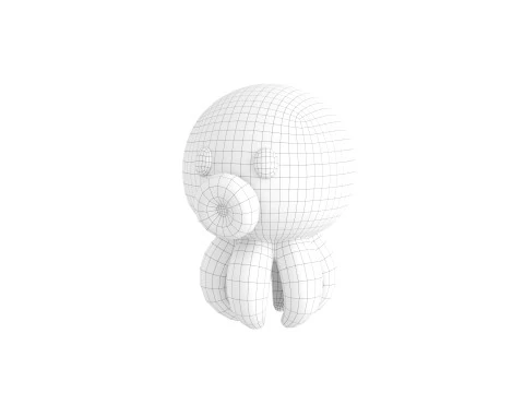 Character308 Octopus 3D Model