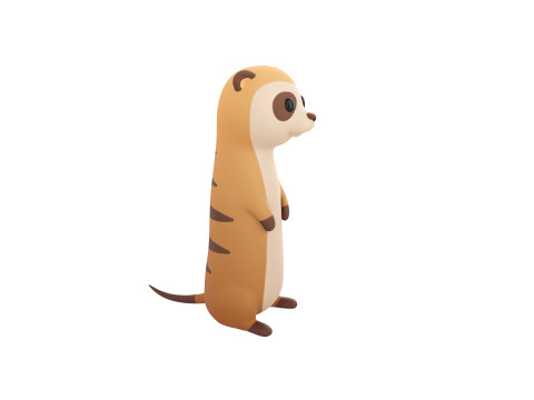 Character309 Meerkat Modèle 3D