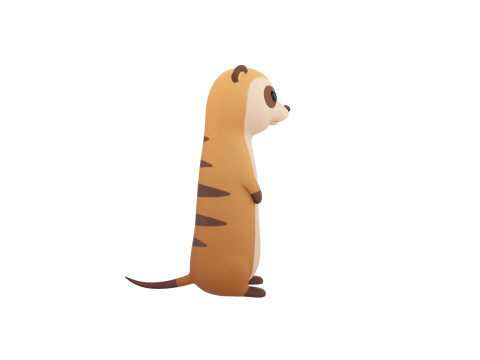 Character309 Meerkat Modèle 3D