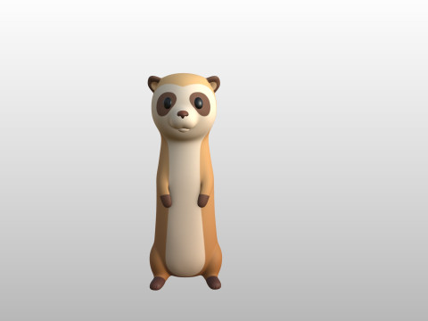 Character309 Meerkat Modèle 3D