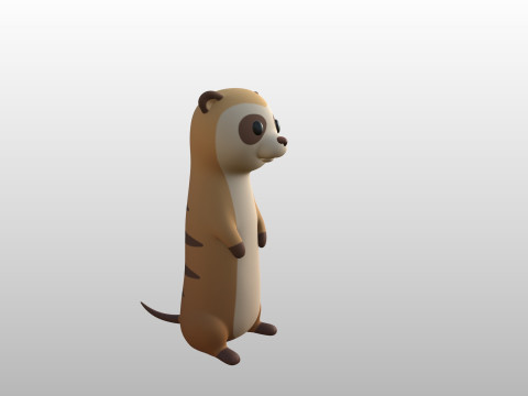 Character309 Meerkat Modèle 3D