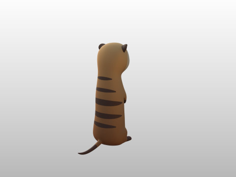 Character309 Meerkat Modèle 3D