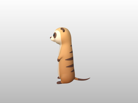 Character309 Meerkat Modèle 3D