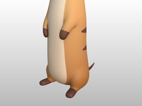 Character309 Meerkat Modèle 3D