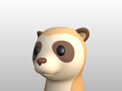 Character309 Meerkat Modèle 3D