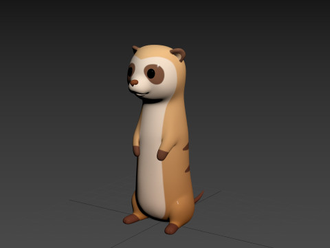Character309 Meerkat Modèle 3D