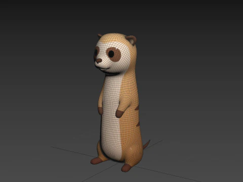 Character309 Meerkat 3D Model