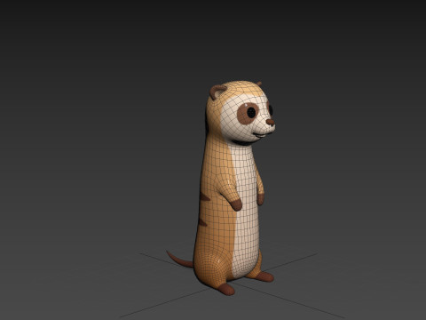 Character309 Meerkat Modèle 3D