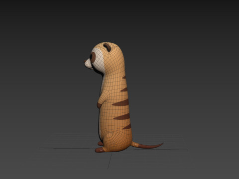Character309 Meerkat Modèle 3D