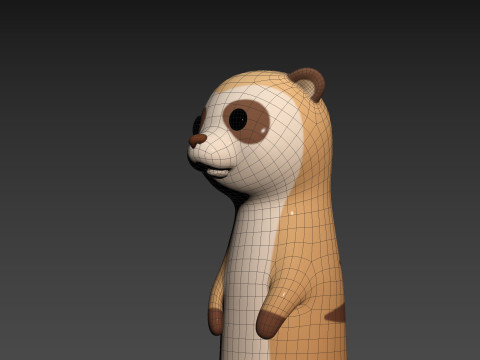 Character309 Meerkat Modèle 3D
