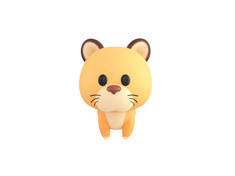 Character310 Lioness Modelo 3D