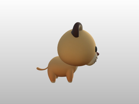 Character310 Lioness Modelo 3D