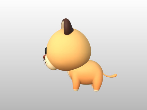 Character310 Lioness Modelo 3D