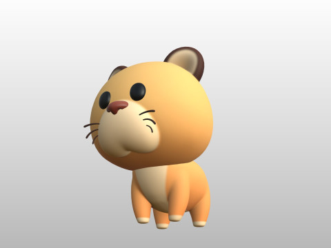 Character310 Lioness Modelo 3D
